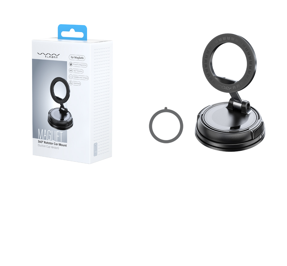 Vyvylabs MagLift 360° Rotator Car Mount (Suction Cup Version)