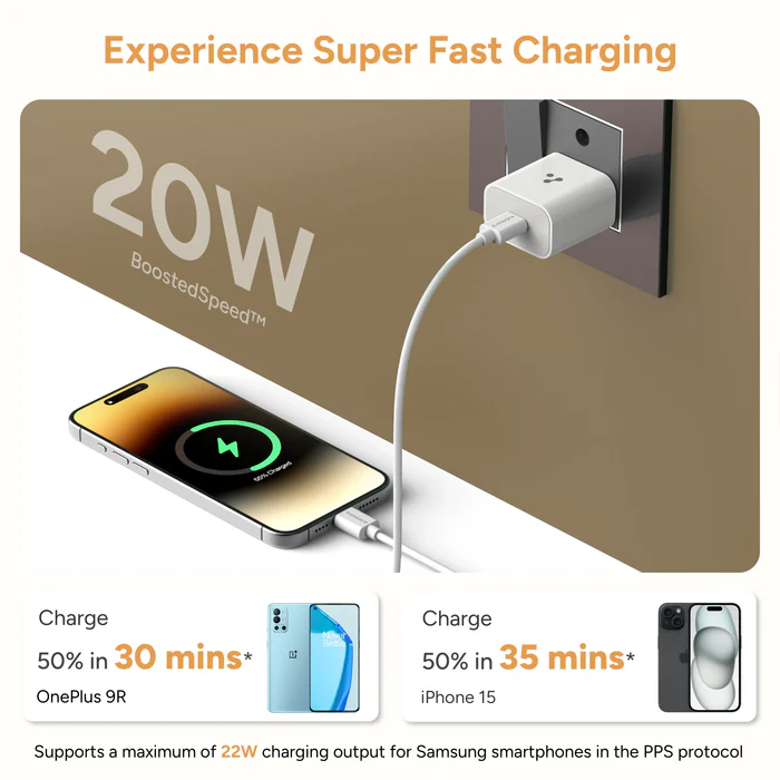 Ambrane UNI-20 WALL CHARGER 20W